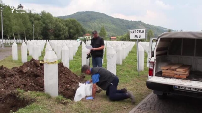 Potočari: Ukop posmrtnih ostataka pronalaženih u više grobnica