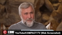 Скриншот з інтерв’ю Новинського для Compact.TV