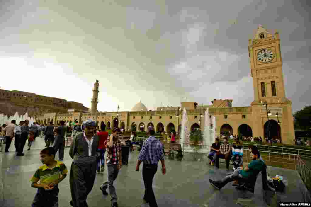 Ərbil şəhərinin mərkəzi.