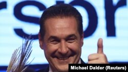 Liderul Partidului Libertății, Heinz-Christian Strache, de extremă dreapta, a ajuns în coaliția de guvernare vicecancelar după alegerile din 2017