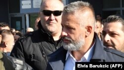 Naser Oric, komandanti i forcave myslimane të Bosnjës në Srebrenicë.