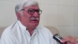 Peshawar:Asfandyar Wali Khan, leader of ANP talking to Radio Mashaal