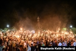 Факельное шествие в Шарлотсвилле, 2017 год