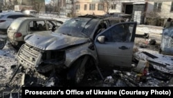 Автомобиль, взорвавшийся в Киеве, Украина, 4 января 2026 года