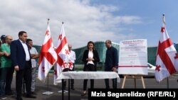 Վրաստանի ընդդիմադիր կուսակցությունները ստորագրում են հուշագիրը, Թբիլիսի, 16-ը սեպտեմբերի, 2020թ.