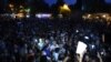 Armenia -- People rally near the venue of a standoff between security forces and a group of pro-opposition gunmen known as Sasna Tsrer, Yerevan, 27July, 2016