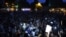 Armenia -- People rally near the venue of a standoff between security forces and a group of pro-opposition gunmen known as Sasna Tsrer, Yerevan, 27July, 2016