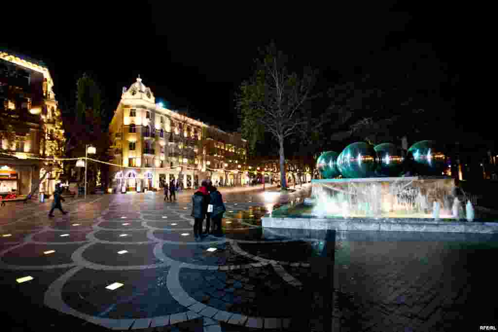 Yeni il üçün bəzənmiş Bakıdan fotolar #14