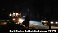 Kiev în timpul unei întreruperi de curent cauzate de atacurile rusești, 20 ianuarie 2026