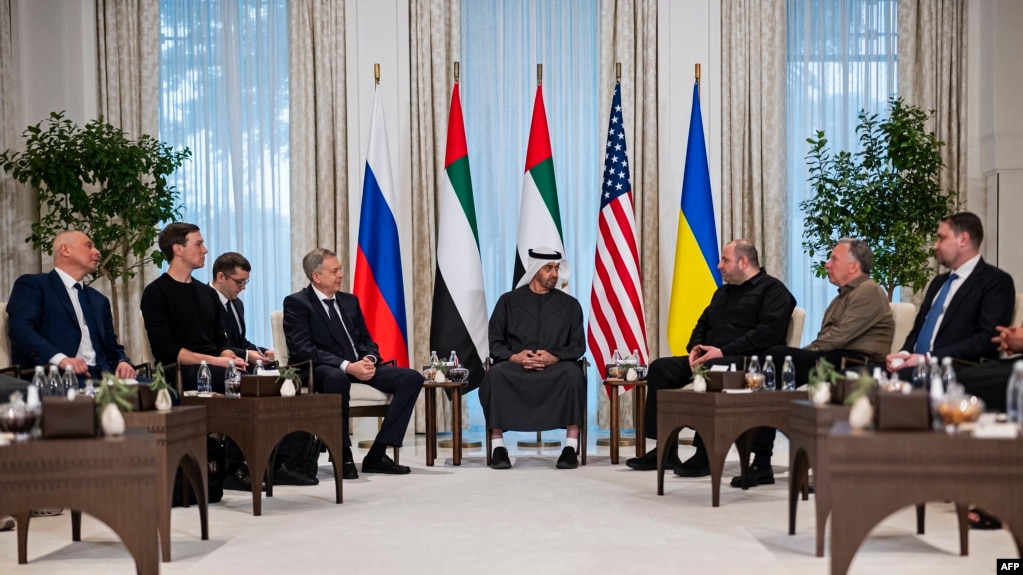 Встреча делегаций США, Украины и России в Абу-Даби 24 января 2026 года