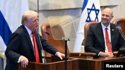 Дональд Трамп выступает в Кнессете 13 октября 2025 года