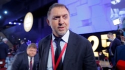 Russian oligarch Oleg Deripaska, seen here in June 2022, has been sanctioned by the United States since 2018. US prosecutors allege a top FBI counterintelligence agent and a former Russian diplomat were hired to try and undo the sanctions. 
