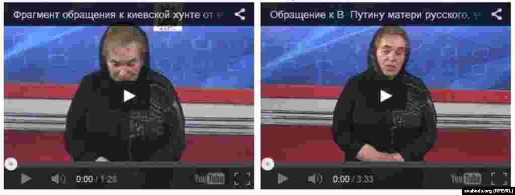 Жінку, яка розповідає про звірства Путіна, видали як таку, що ненавидить &laquo;київську хунту&raquo;. Ось посилання на оригінальне відео &nbsp;