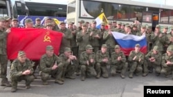 Россияне, освобожденные из плена в Украине