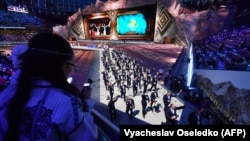 VI Дүниежүзілік көшпенділер ойындарының ашылу салтанаты. Бішкек, 31 тамыз, 2026 жыл.