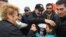 Armenia - Opposition leader Nikol Pashinian is greeted by supporters on his way to Gyumri, 27 April 2018.