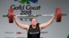 Laurel Hubbard a nemzetközösségi játékokon az ausztráliai Gold Coaston 2018. április 9-én
