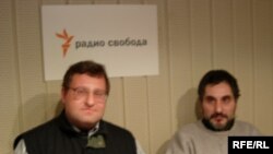 Президент Международной академии гуманитарных технологий Евгений Гильбо и историк Георг Габлиэлян