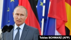 Ruski predsednik Vladimir Putin tokom posete Nemačkoj, 18. avgust 2018.