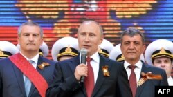 Пуцін выступае ў Крыме