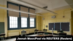 Pamje e një klase të shkollimit fillor në Nju Jork.