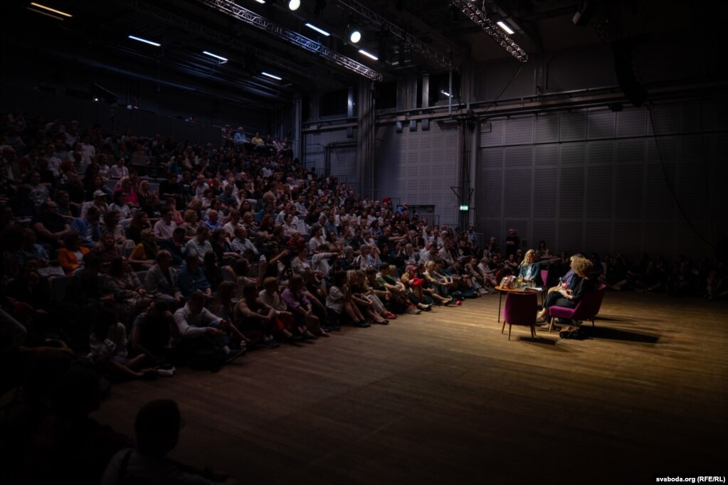 Сустрэча са Сьвятланай Алексіевіч у Варшаве, 16 чэрвеня 2025 году