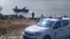 Policia serbe në vendin ku ka ndodhur aksidenti, 6 tetor 2025.