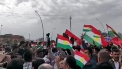 تجمع اعتراضی در اربیل علیه حمله ترکیه به کردهای سوریه