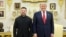 Президент України Володимир Зеленський і президент США Дональд Трамп у Білому домі, 28 липня 2025 року