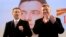 Presidento Gjorgje Ivanov (djathtas) dhe kryeministri  Nikolla Gruevski 