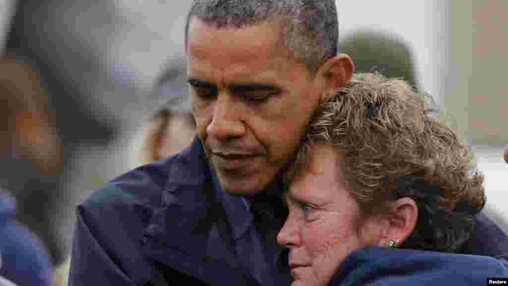 SAD - Predsjednik Obama posjetio je najugroženija područja, New Jersey, 31. oktobar 2012. Foto: REUTERS / Larry Downing 