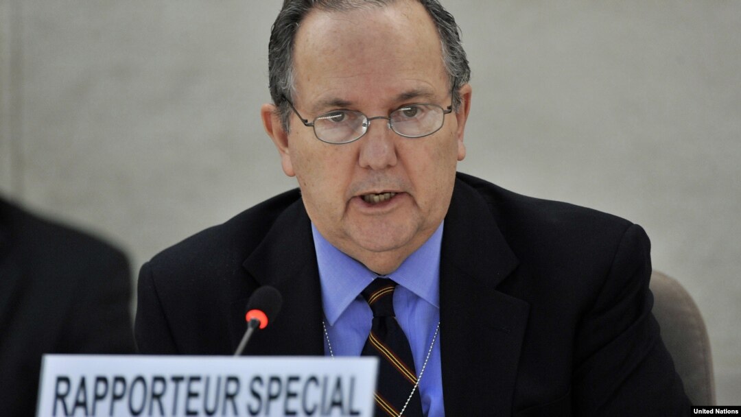 БМТнинг қийноқлар бўйича махсус маърузачиси Хуан Мендез.