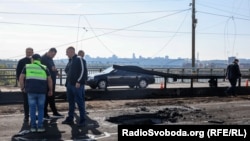 Російський удар по Північному мосту. Київ, 4 жовтня 2026 року (фото ілюстративне)