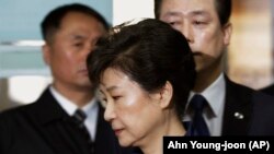 Отстранённый от власти президент Южной Корее Пак Кын Хе