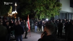 Protesta para Kuvendit të Kosovës
