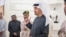 Sheikh Muhammad bin Zayed Al Nahyan, president of the United Arab Emirates, visits the Defense Ministry in Abu Dhabi in March.