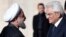 Eýranyň prezidenti Hassan Rohani (çepde) we Italiýanyň prezidenti Sergio Mattarella.