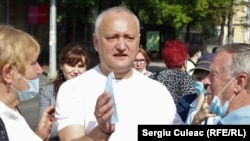 Igor Dodon, al treilea maraton de vaccinare anti Covid-19, Chișinău, 26 iunie 2021