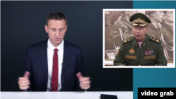 Алексей Навальныйның Виктор Золотовка видеомөрәҗәгате күренеше