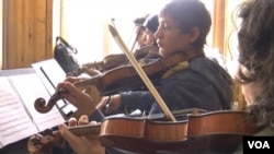 دانش آموزان انستیتوت ملی موسیقی افغانستان - عکس از آرشیف