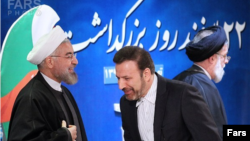 President Hassan Rouhani and Mahmoud Vaezi his chief of staff. File photo