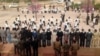 Iraq - Scouts of the Muthanna province celebrate Iraqi Army and Police Day in a parade, Samawa, 09Jan2013