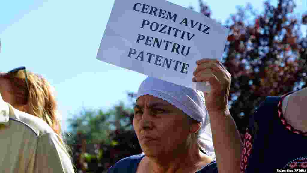 Moldova - Protest of little businessmen, Chișinău