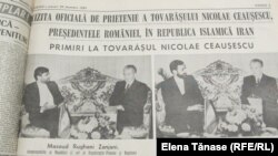 Pe 20 decembrie, ziarul oficial, „Scânteia”, publică detalii despre vizita lui Nicolae Ceaușescu în Iran.