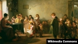 Томас Уэбстэр, «Школа старой дамы» (1845)​.