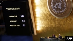 "Ukraynada davamlı sülhə dəstək" qətnaməsinə səsvermə 