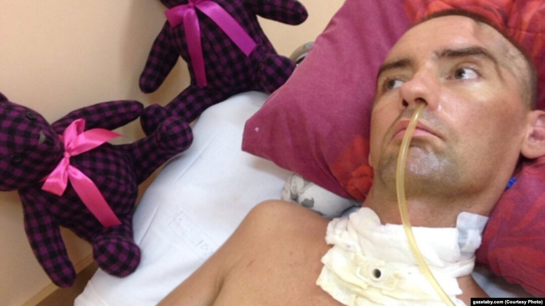Mikhail Pishcheuski had remained hospitalized since the May 2014 attack.