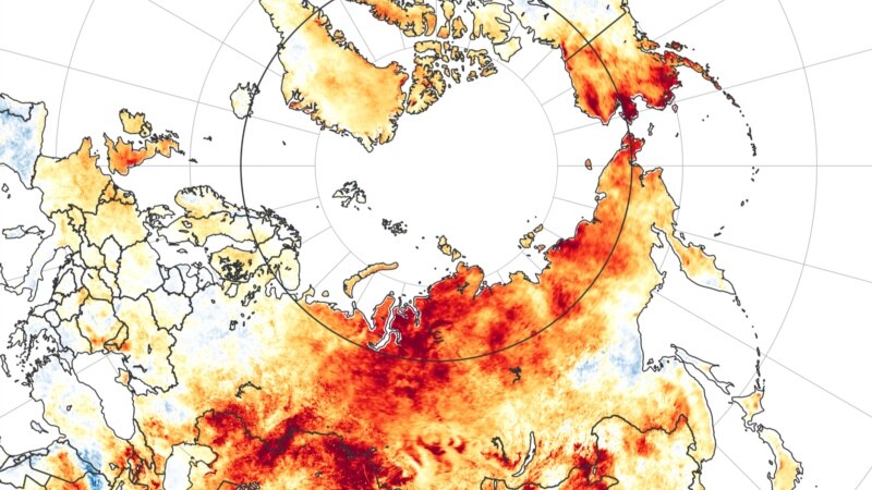 Рекордни температури во рускиот арктички регион 