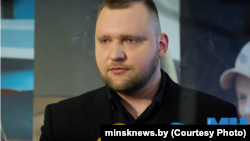 Рыгор Азаронак, адзін з самых пазнавальных беларускіх дзяржаўных прапагандыстаў. Фота «Минск-Новости»