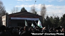 Митинг в Назрани против установления новой границы межу Ингушетией и Чечней